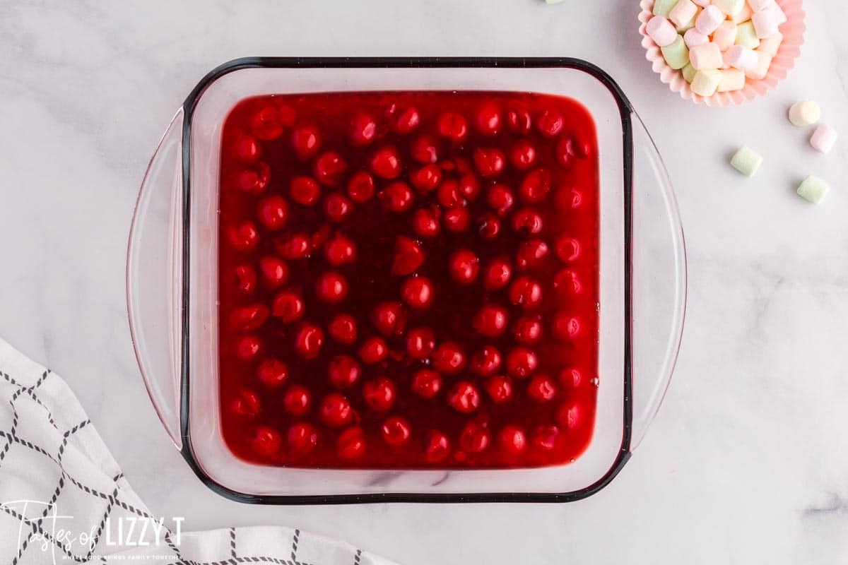 Cherry Pineapple Marshmallow Jello Salad Tastes of Lizzy T