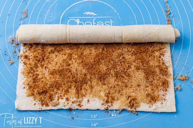 how to roll puff pastry sheet for cinnamon rolls