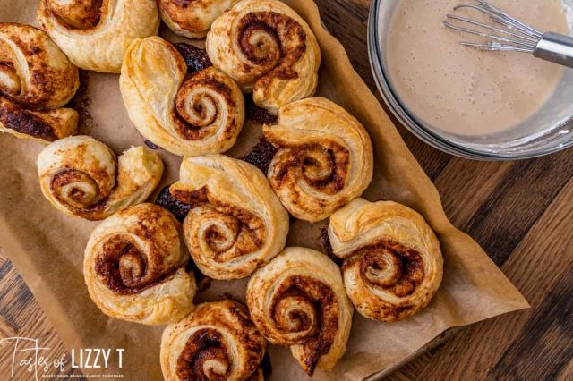 unglazed cinnamon pastries