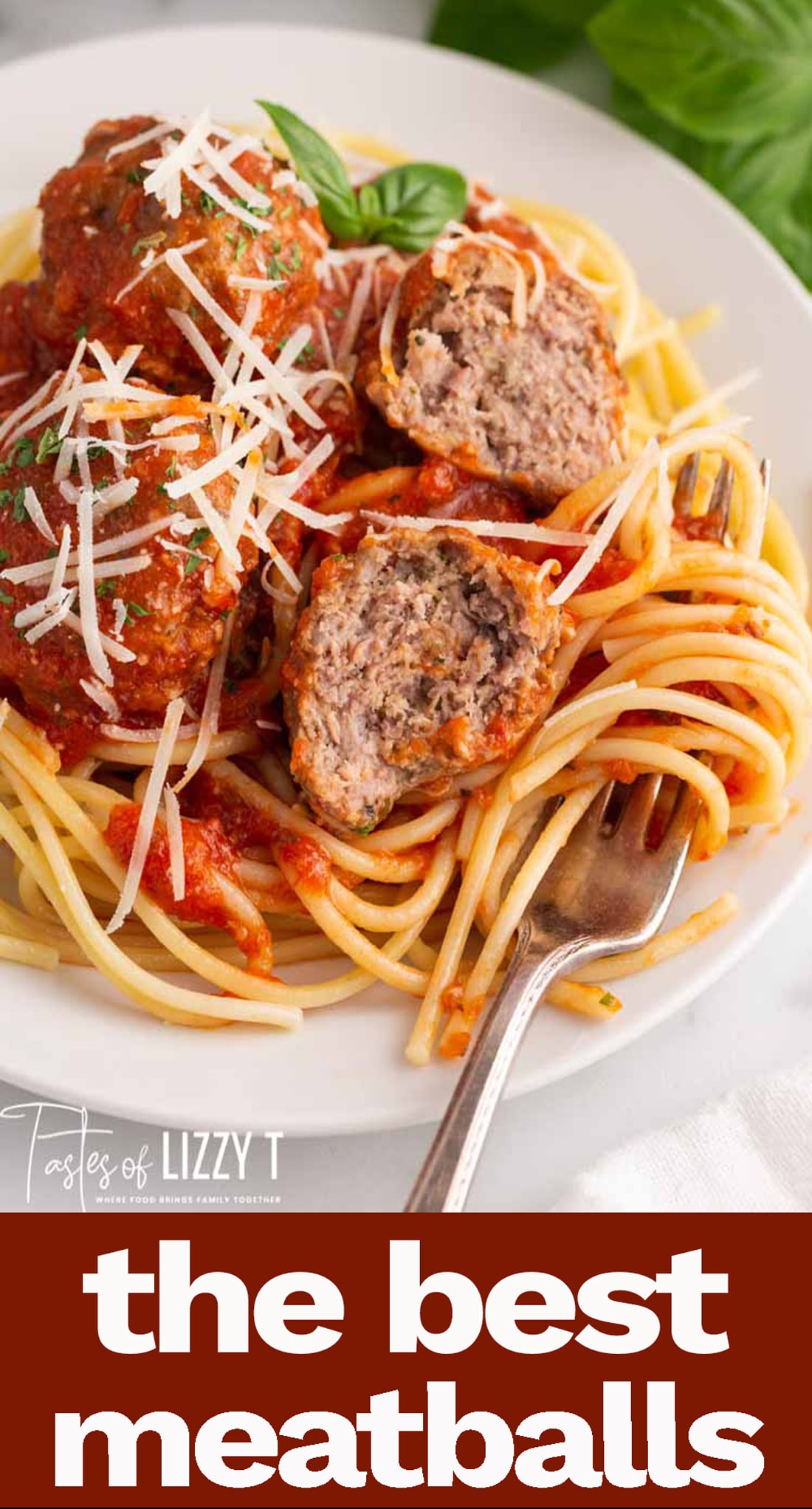 Meatballs Parmigiana, Lunch & Dinner Menu