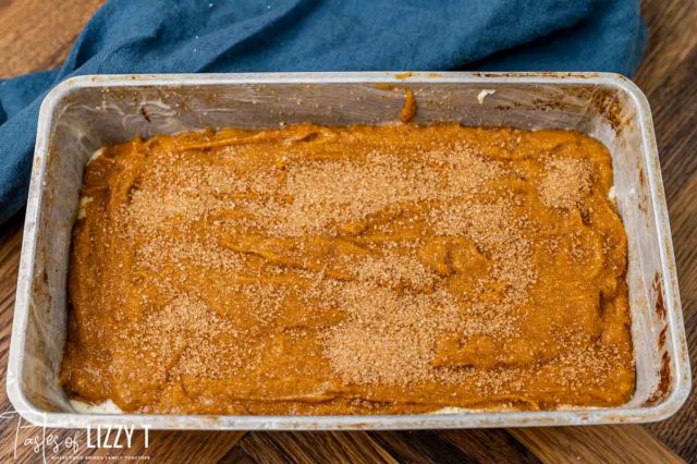 unbaked pumpkin bread