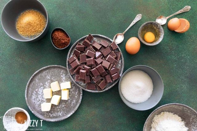 ingredients for brownie cookies