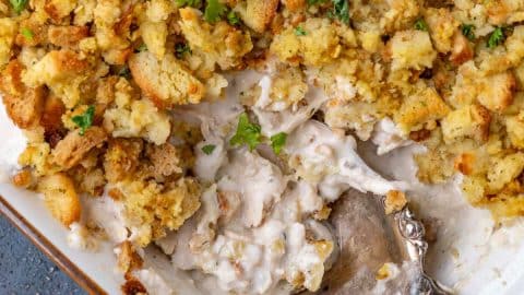 Chicken Stuffing Casserole