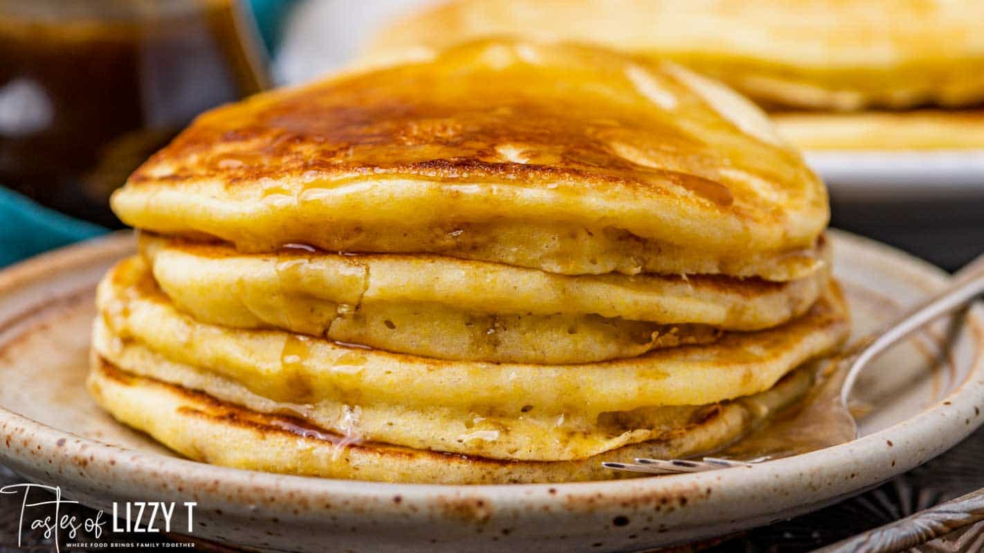 Cornmeal Pancakes Recipe Tastes of Lizzy T