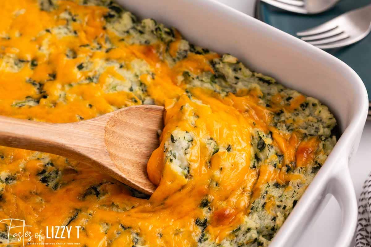 Creamy Spinach Mashed Potatoes Tastes of Lizzy T