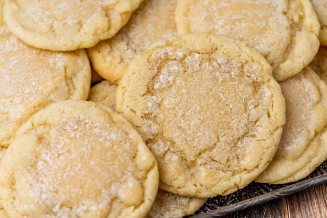 bakery style sugar cookies on a table