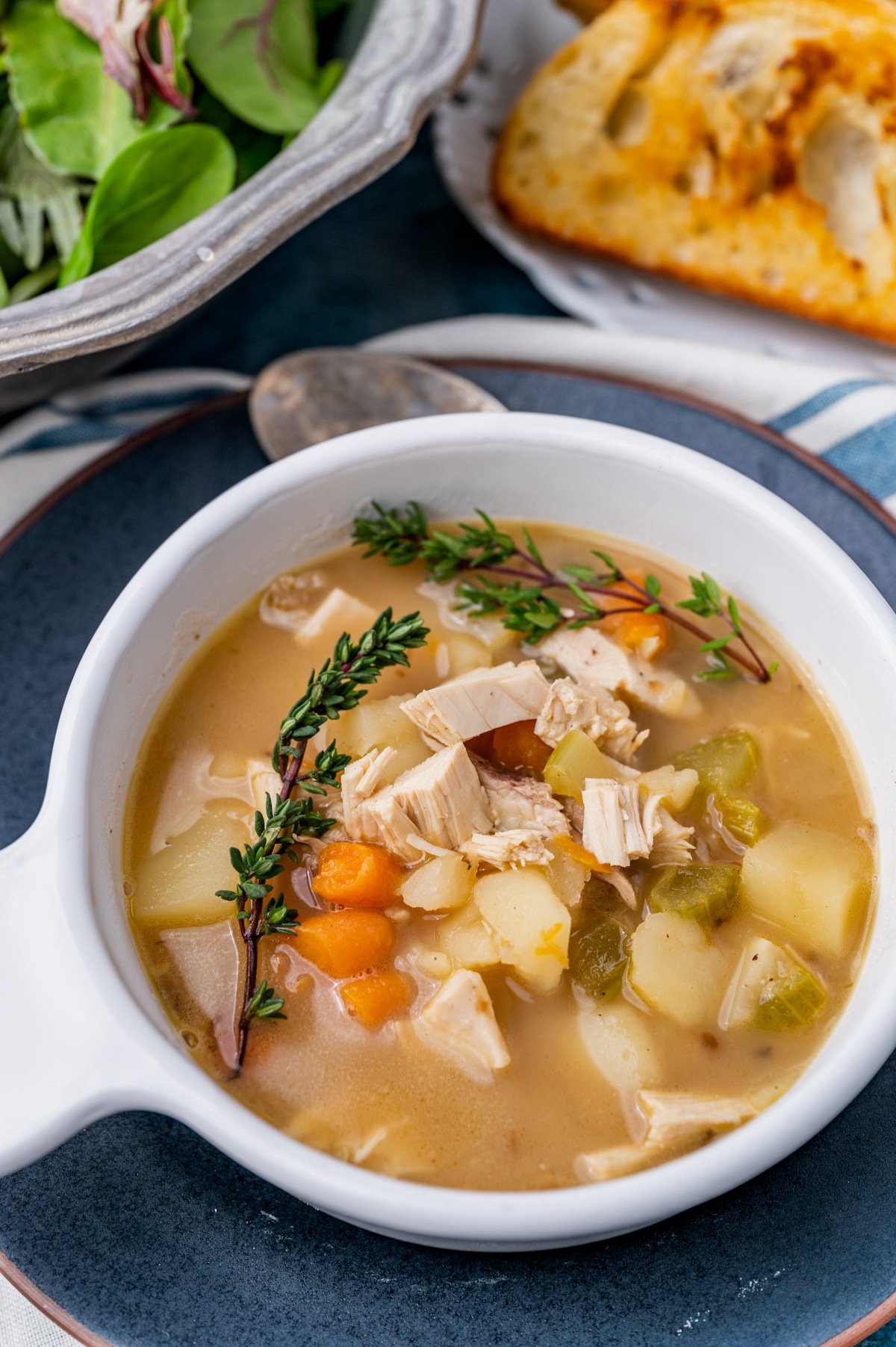 Chicken Potato Soup {Easy, Healthy Soup Recipe} | Tastes of Lizzy T
