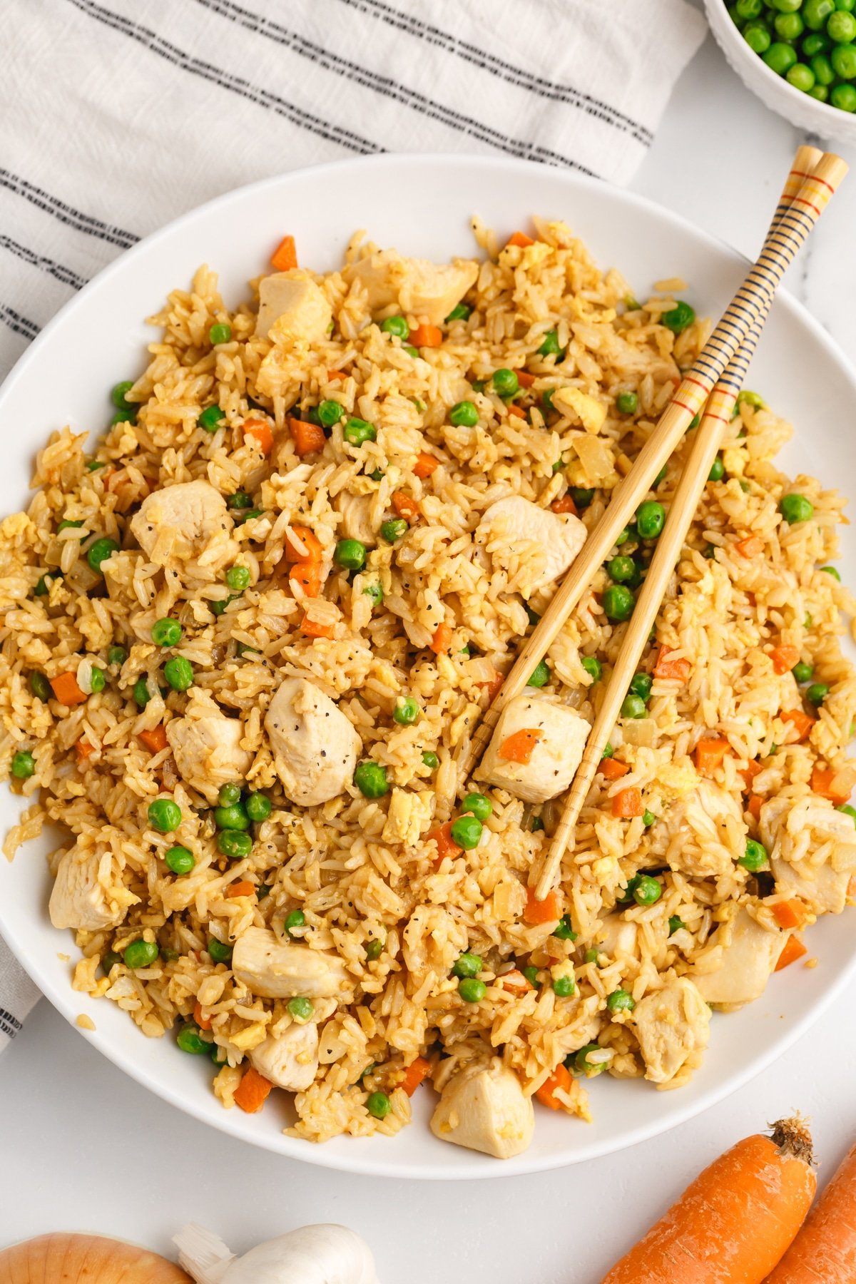 Easy Chicken Fried Rice Tastes Of Lizzy T