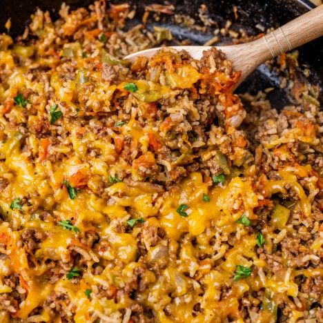 Johnny Marzetti Recipe {Easy Beef and Sausage Noodle Casserole}
