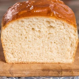 potato bread on a cutting board