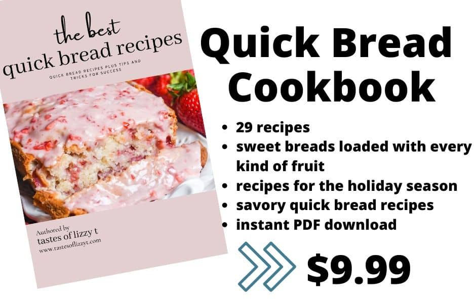 quick bread cookbook image
