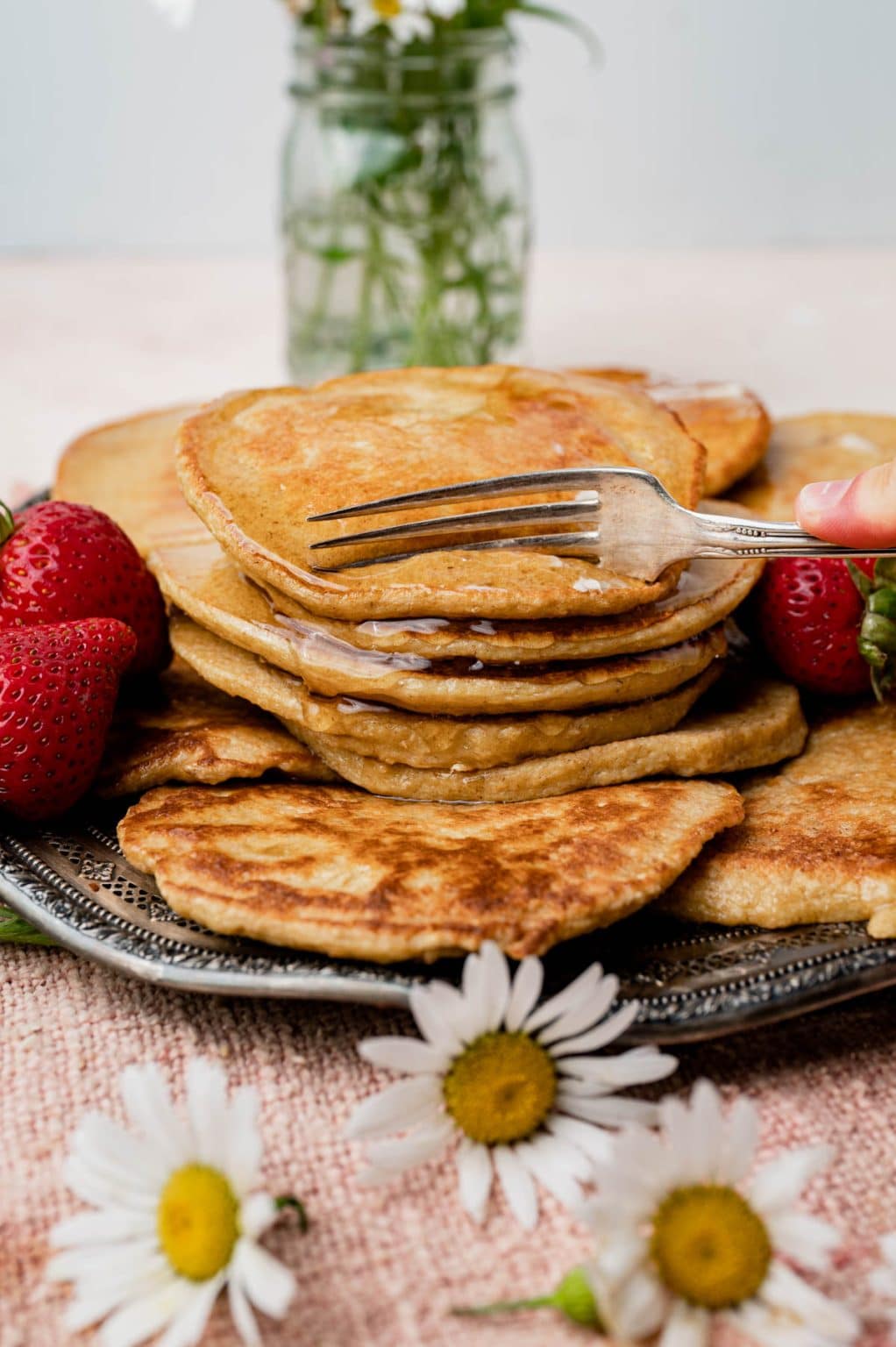 Easy Protein Pancakes Recipe Tastes of Lizzy T