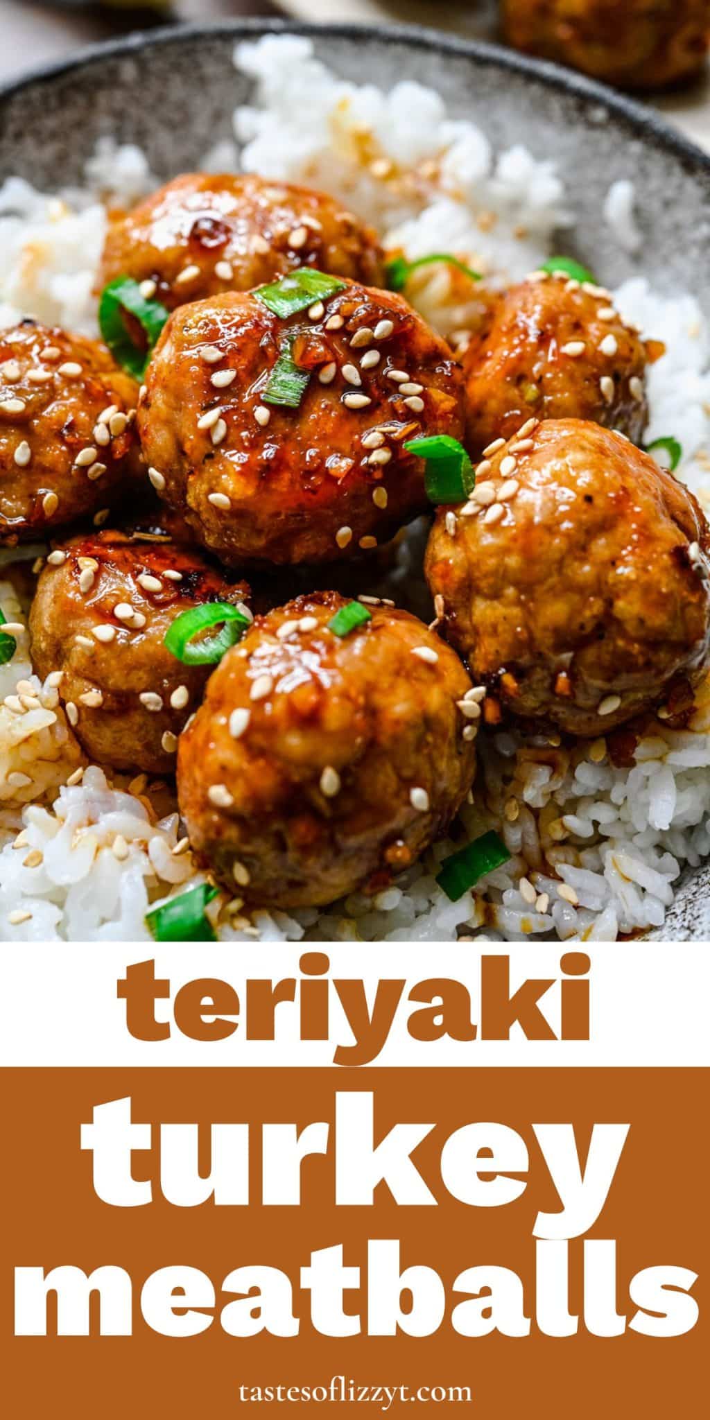 Teriyaki Turkey Meatballs Recipe | Tastes of Lizzy T