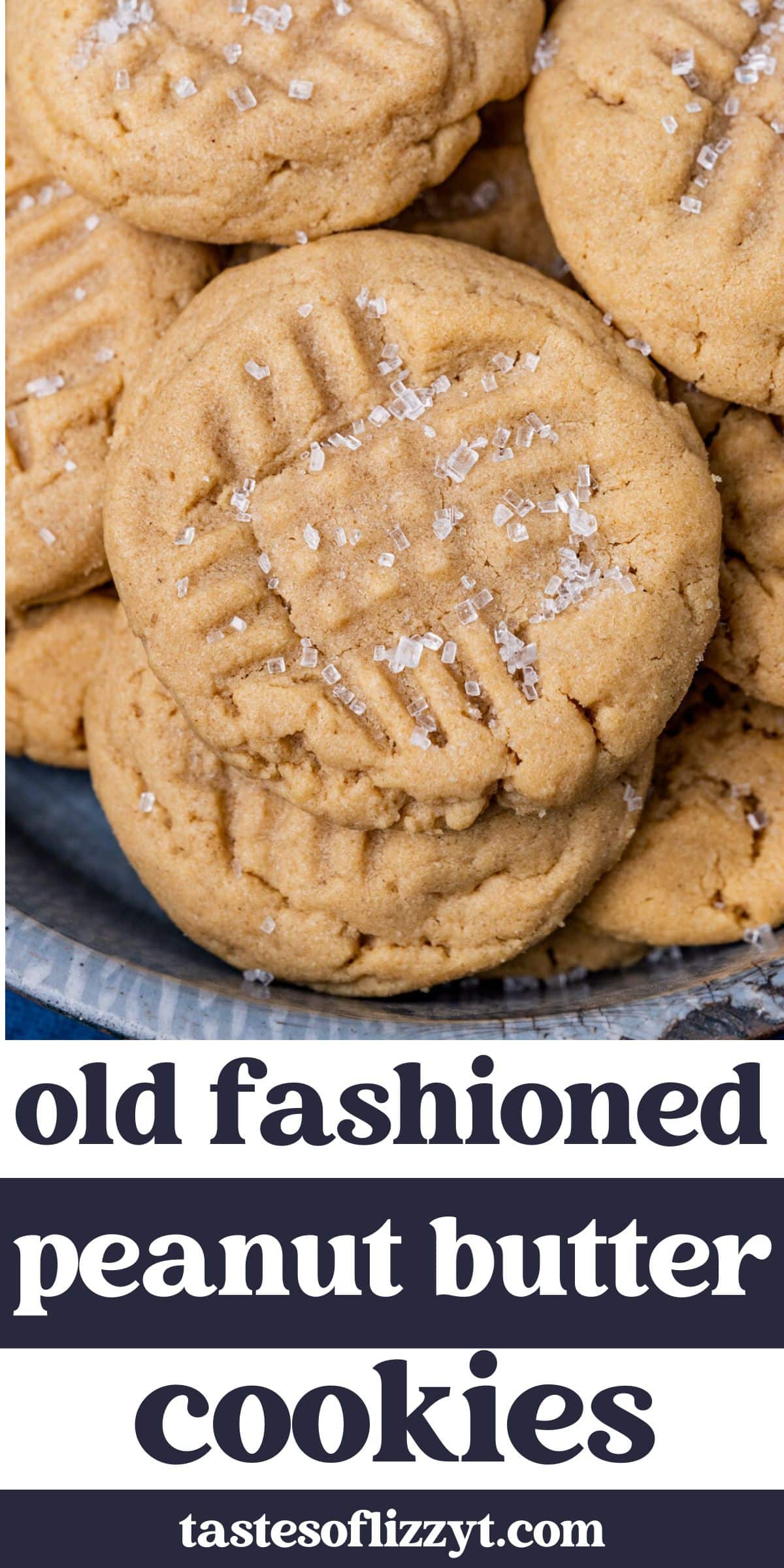 Chewy Peanut Butter Cookies (Soft Old Fashioned Recipe) - Olives + Thyme