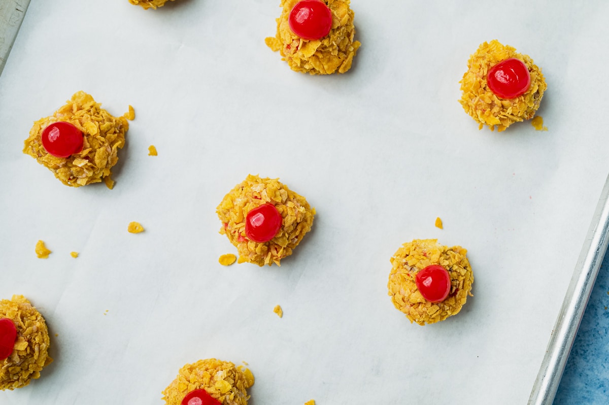 unbaked cherry wink cookies