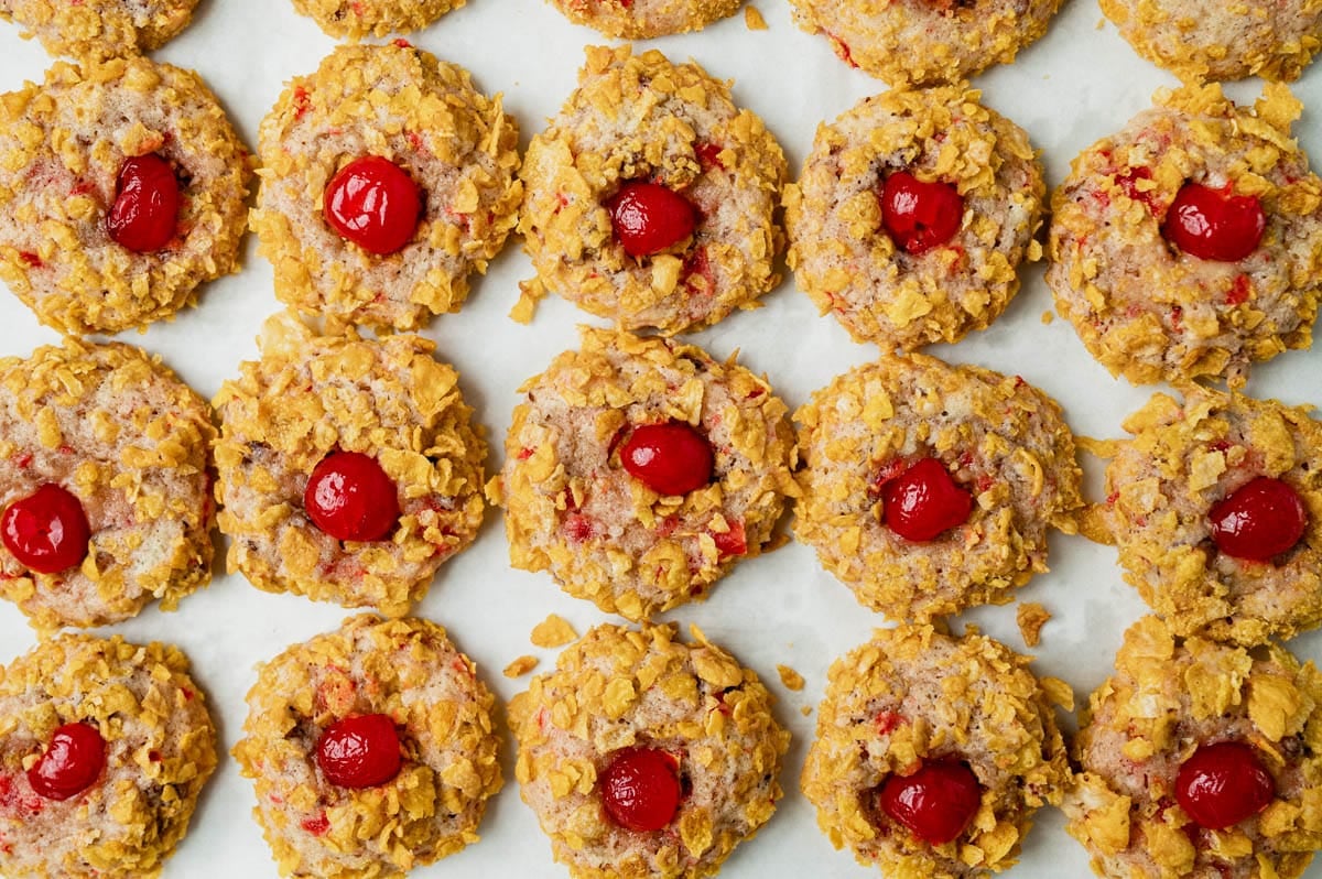 Cherry Wink Cookies - Tastes of Lizzy T