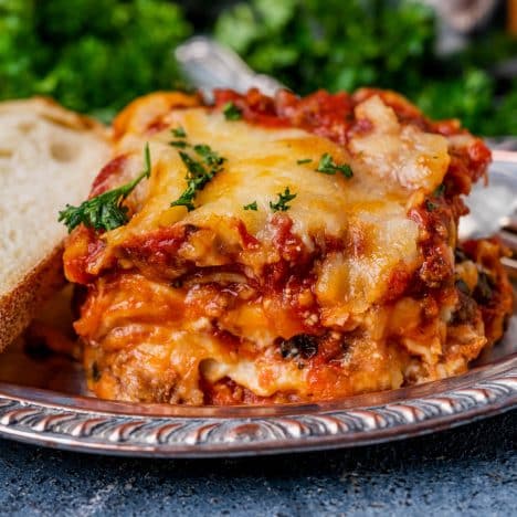 Classic Homemade Lasagna Recipe | Tastes of Lizzy T