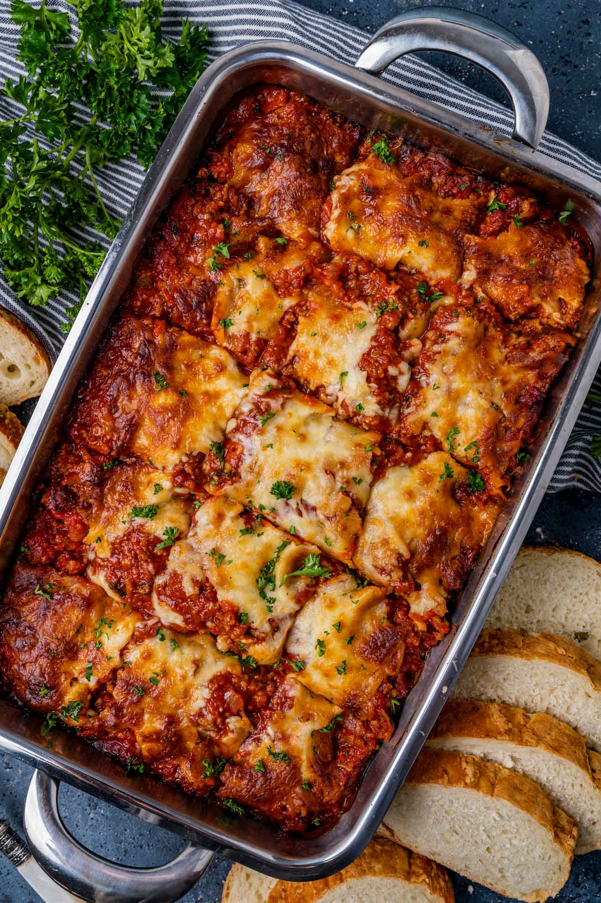 words best lasagna in a baking pan
