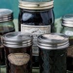 mason jars full of vanilla extract