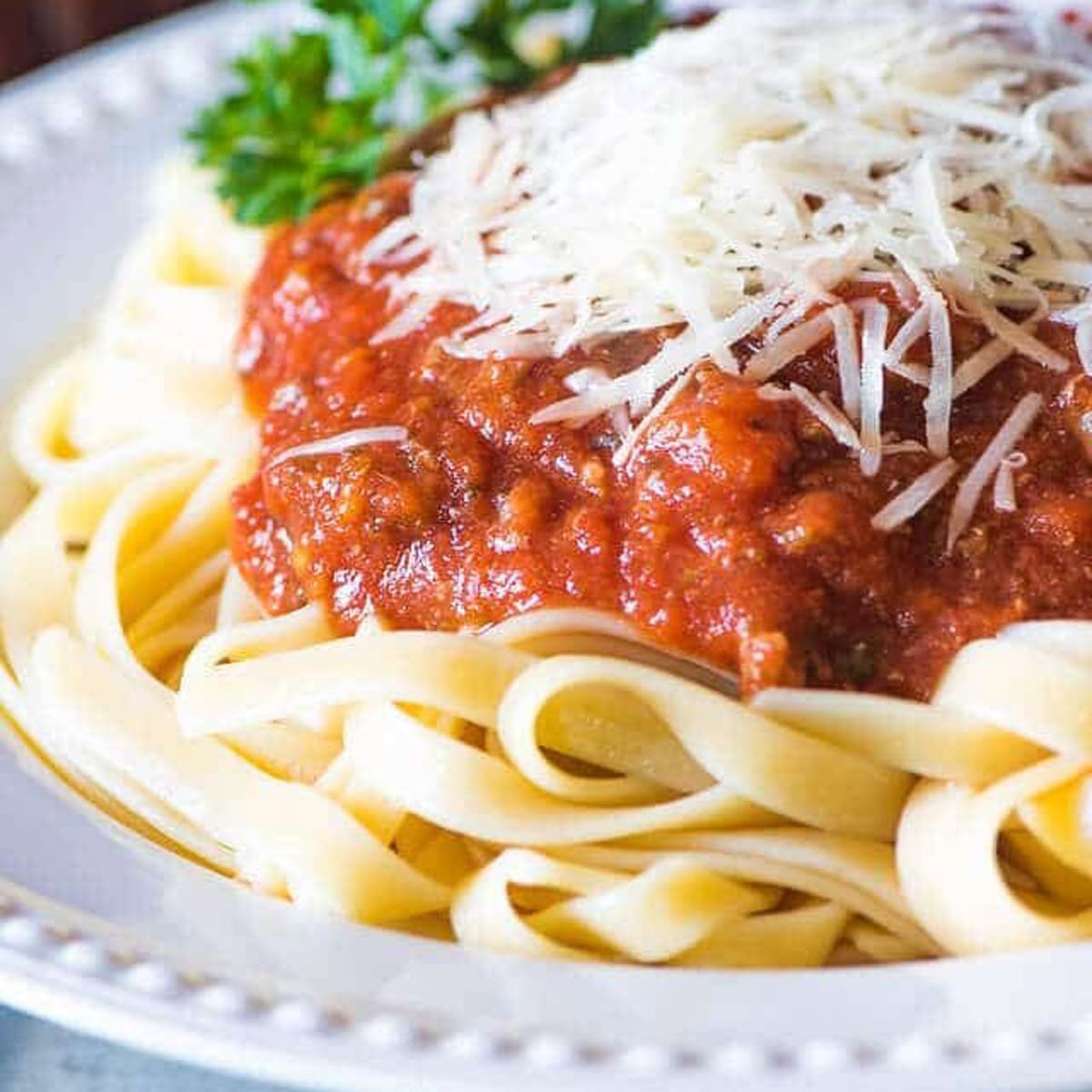 Homemade Spaghetti Sauce Recipe | Tastes of Lizzy T