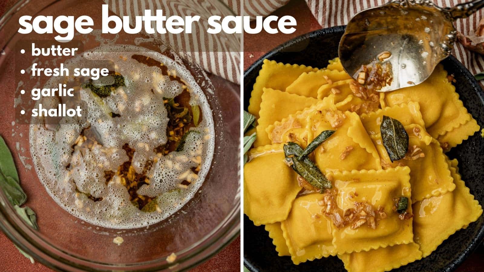 Brown Butter Sage Sauce Tastes of Lizzy T