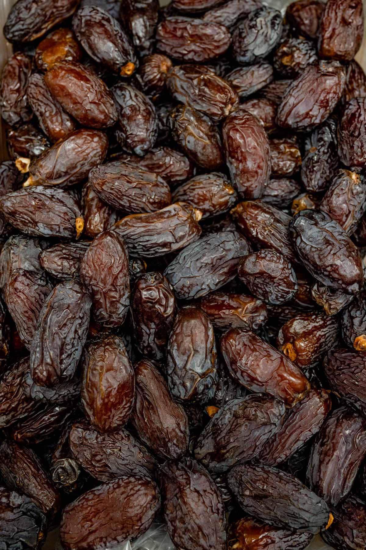 a pile of dates