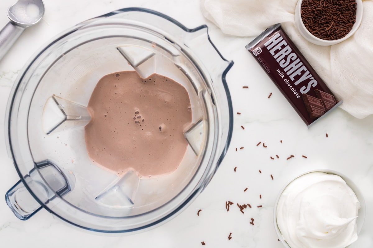 how to make a milkshake with ice cream in a blender