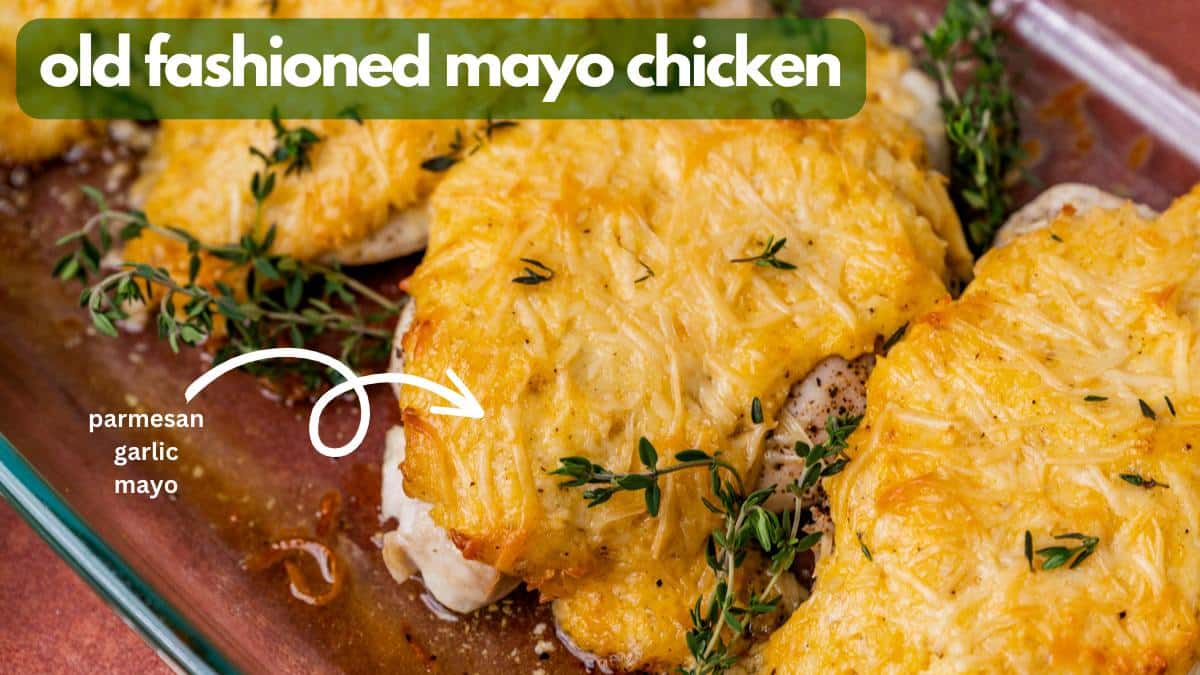 Mayo Chicken with Parmesan Cheese | Tastes of Lizzy T