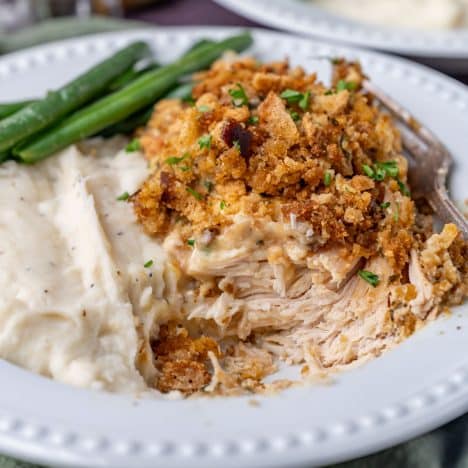 Crockpot Chicken and Stuffing Recipe | Tastes of Lizzy T