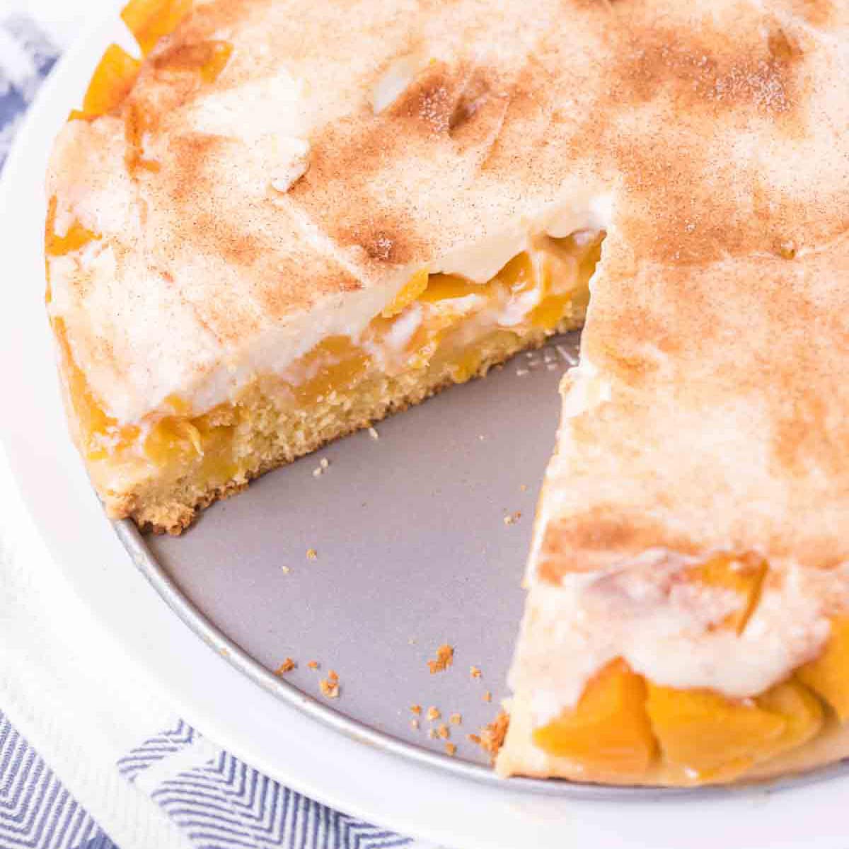 Peaches and Cream Cake-image