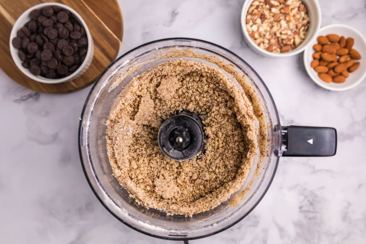 ground almonds in a food processor