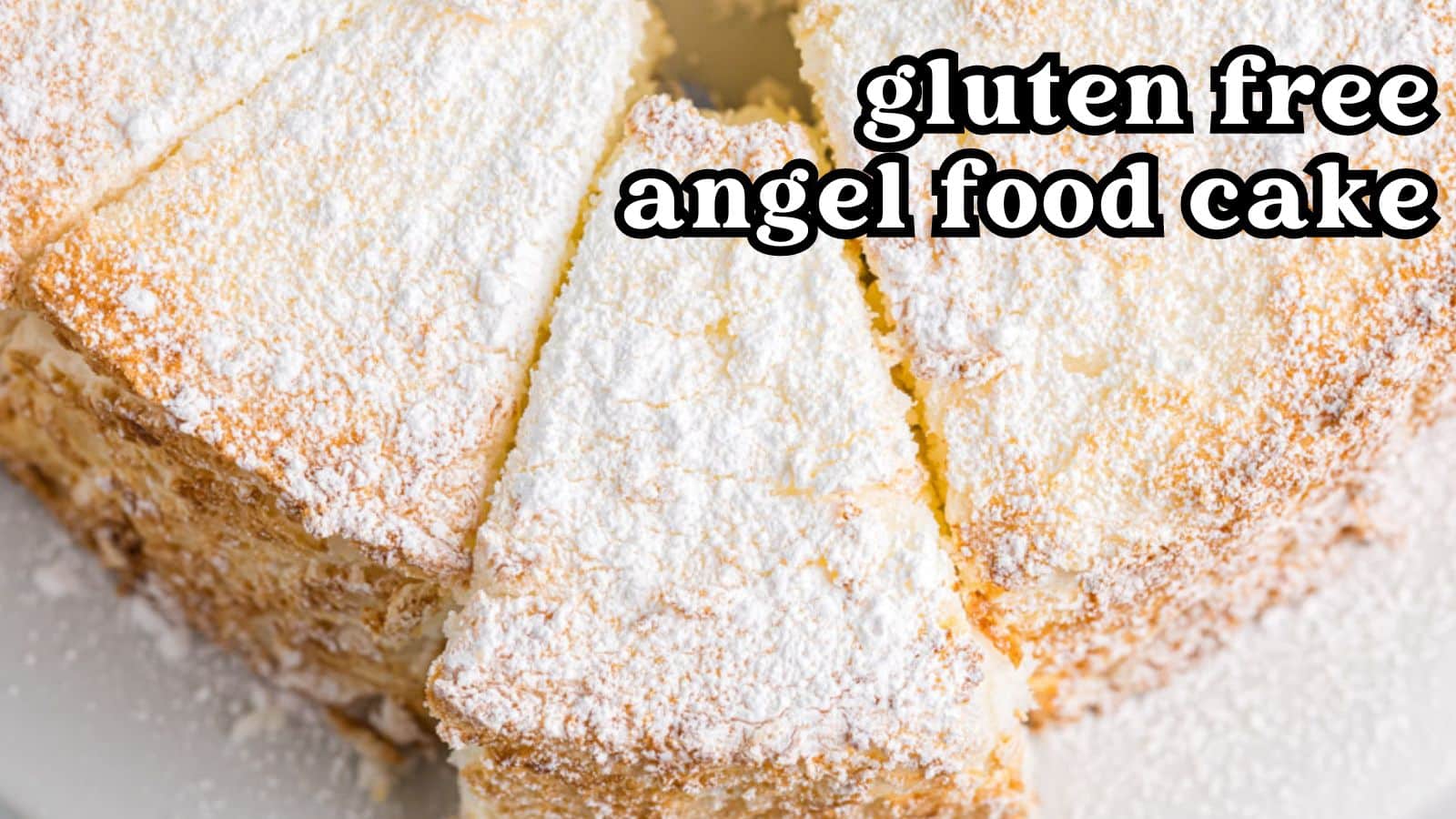 Gluten Free Angel Food Cake Recipe | Tastes of Lizzy T