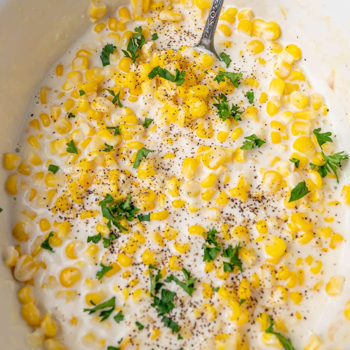 Slow Cooker Creamed Corn