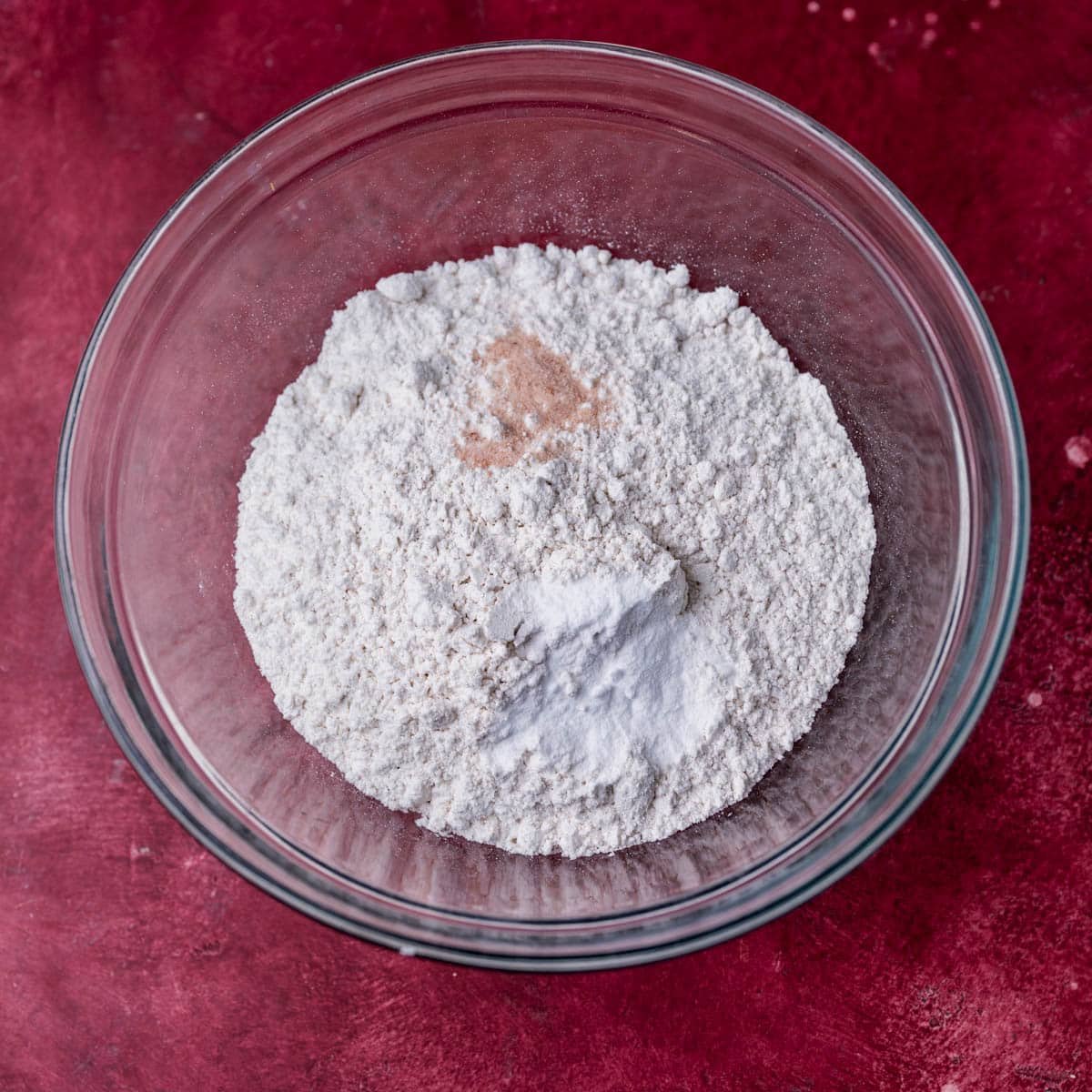 dry ingredients for quick bread in a bowl