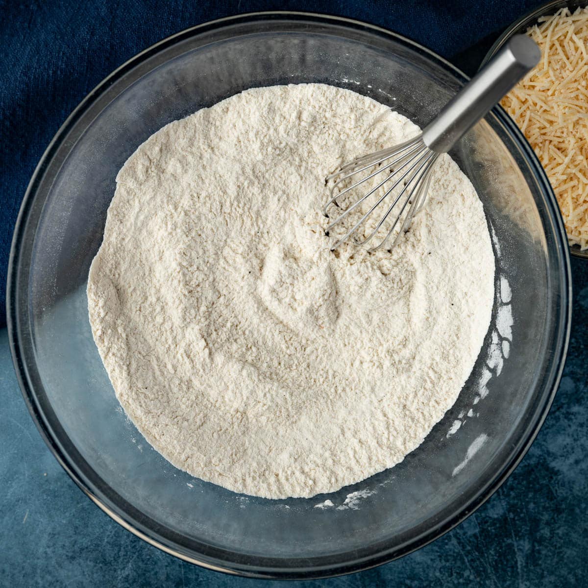 dry ingredients for bread in a bowl
