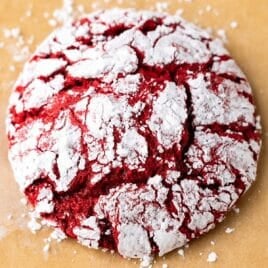 closeup of a cool whip cookies