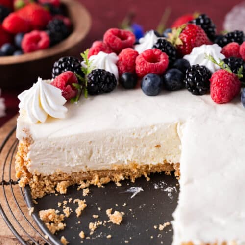 ★NOFFICIALNOFFICE★BERRY WHITE CAKE SLICE LACE T★正規品 No Bake Cheesecake - Tastes of Lizzy T