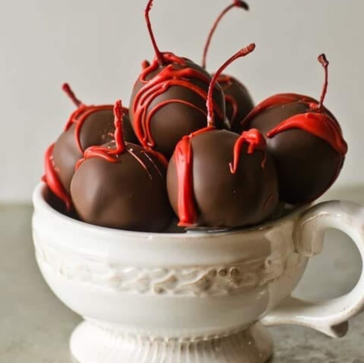Chocolate Covered Cherries | Tastes of Lizzy T