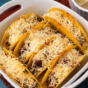 Baked Tacos in Hard Shells | Tastes of Lizzy T