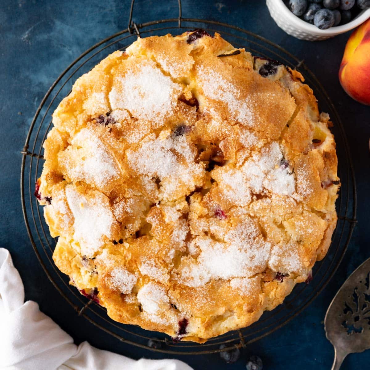 Peach Blueberry Cake