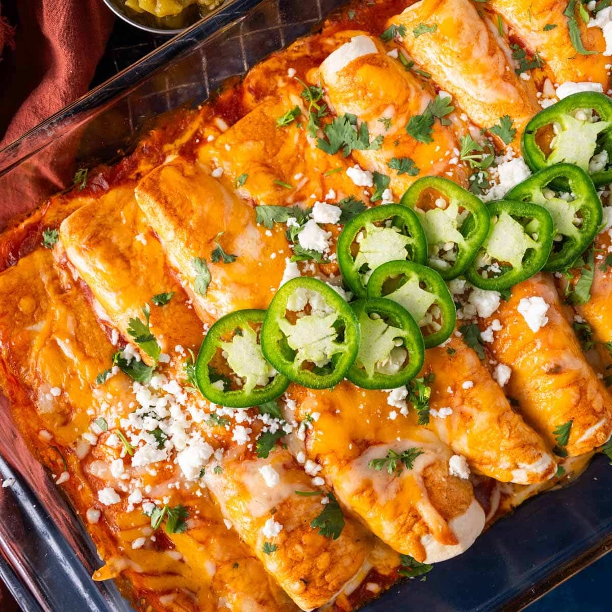Pulled Pork Enchiladas with Red Sauce-image