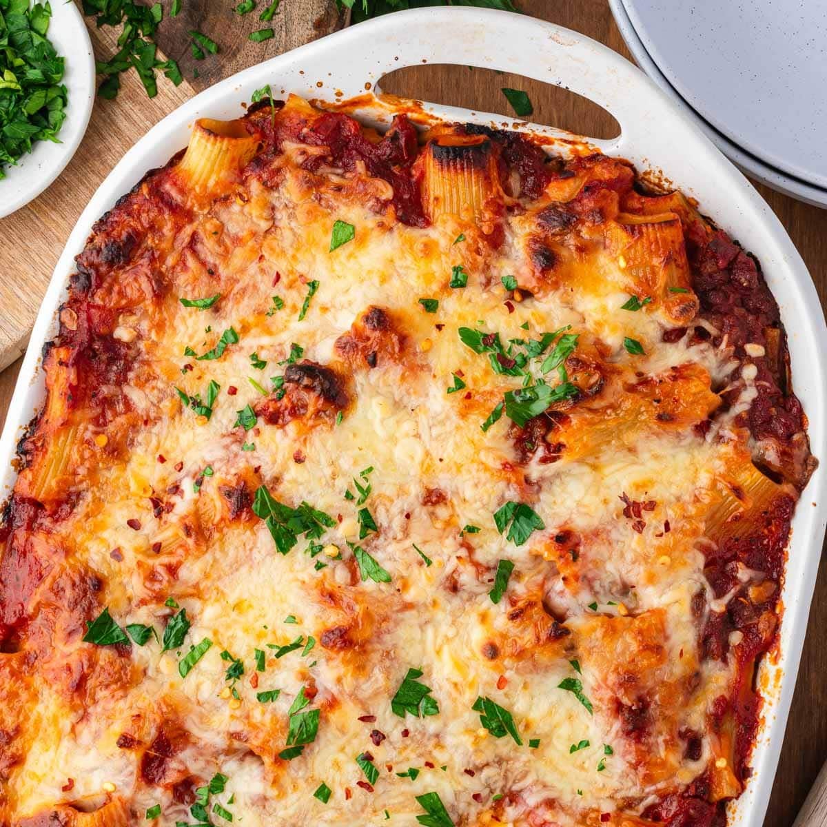 Rusmar Baked Rigatoni Baked Rigatoni and Sausage Casserole with Ricotta
