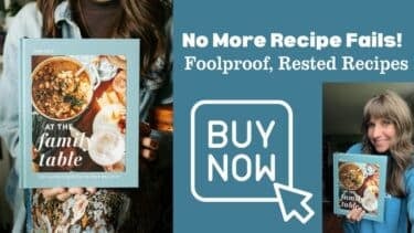 at the family table recipe card