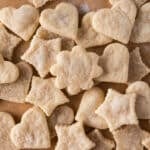 a pile of pie crust cookies on a table
