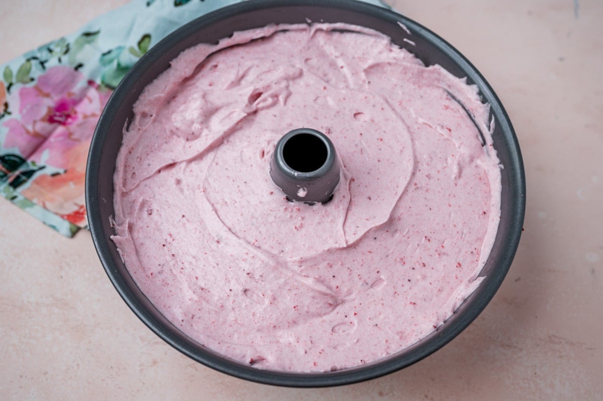 unbaked angel food cake