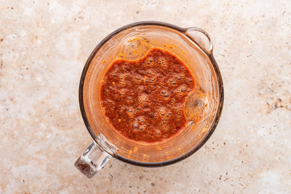 barbacoa sauce in a measuring bowl