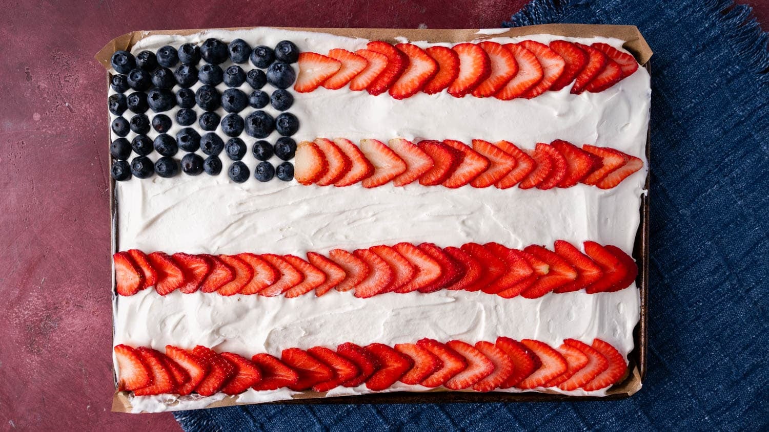 american flag cake