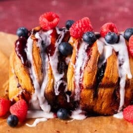 berry pull apart bred with blueberries and raspberries