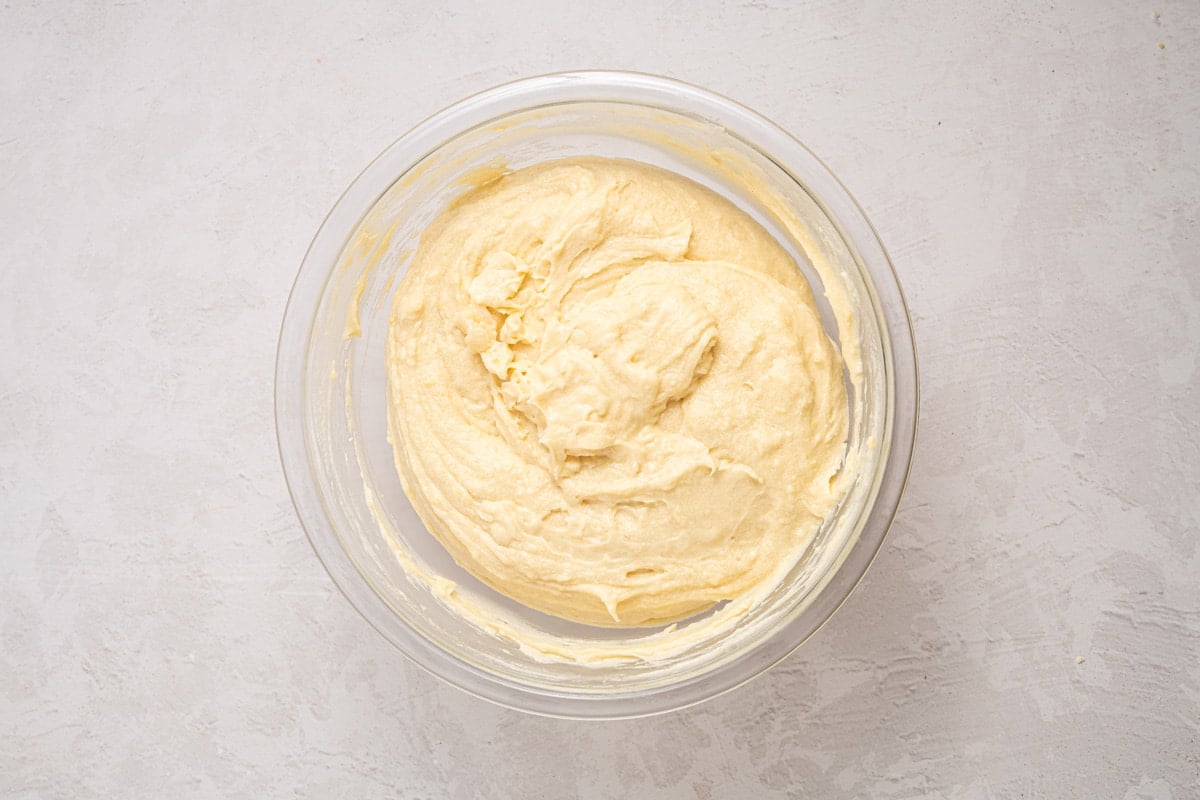7up cake batter in a bowl
