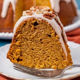 sweet potato cake on a plate